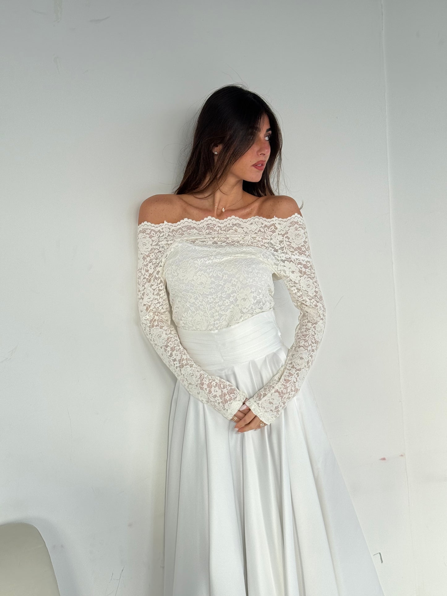 Edition Mariée - Chemisier dentelle